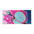 Neon Pink Dragon Fruit Beach Towel for Summer Fun and Vacation Essentials