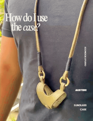 Austere Sunglass holder with Lanyard