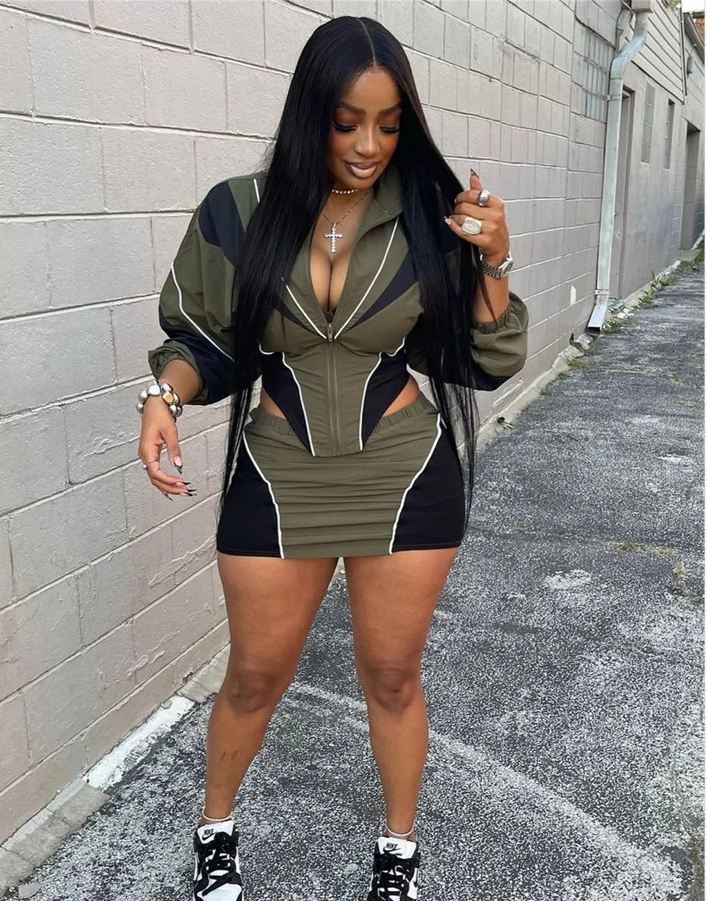 Lydia Jacket and Two-Piece Mini Skirt Set