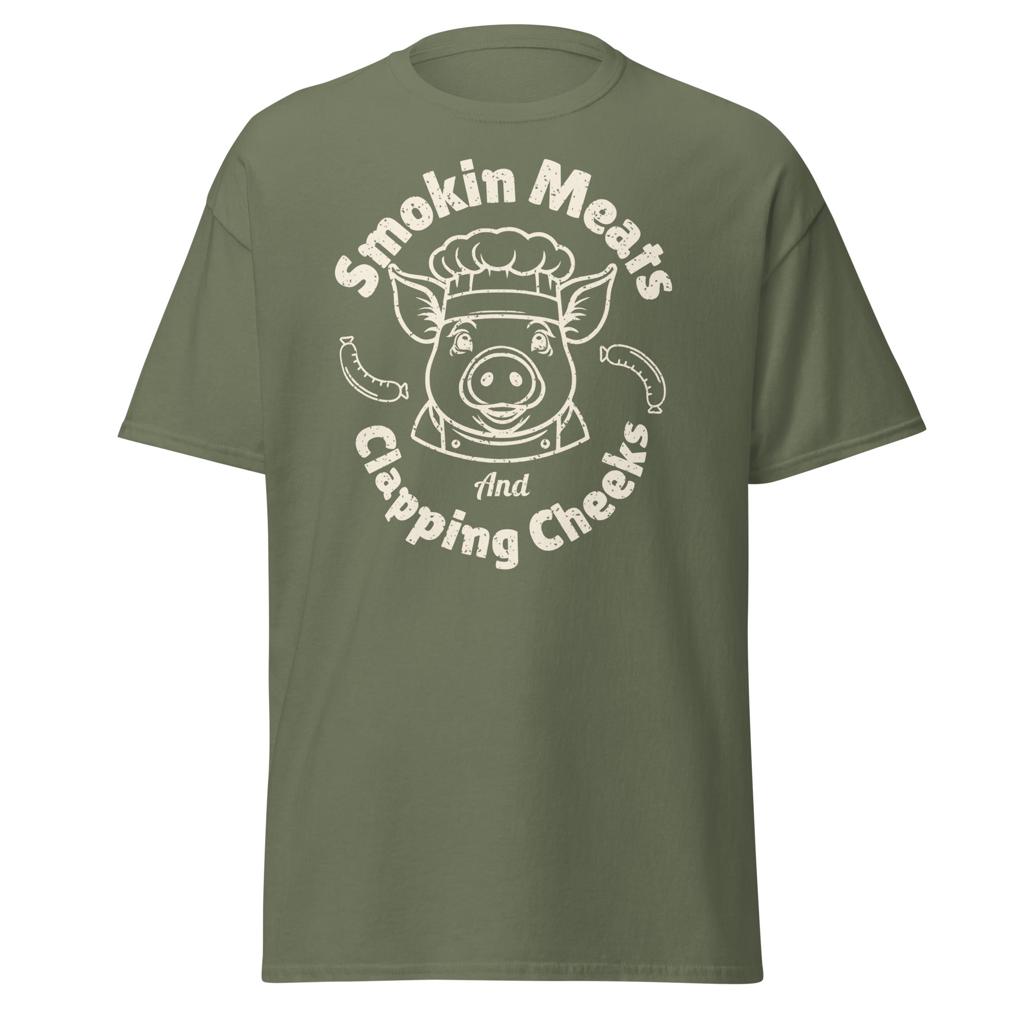 Smokin' Meats Tee | Funny Easter Gift for BBQ Lovers